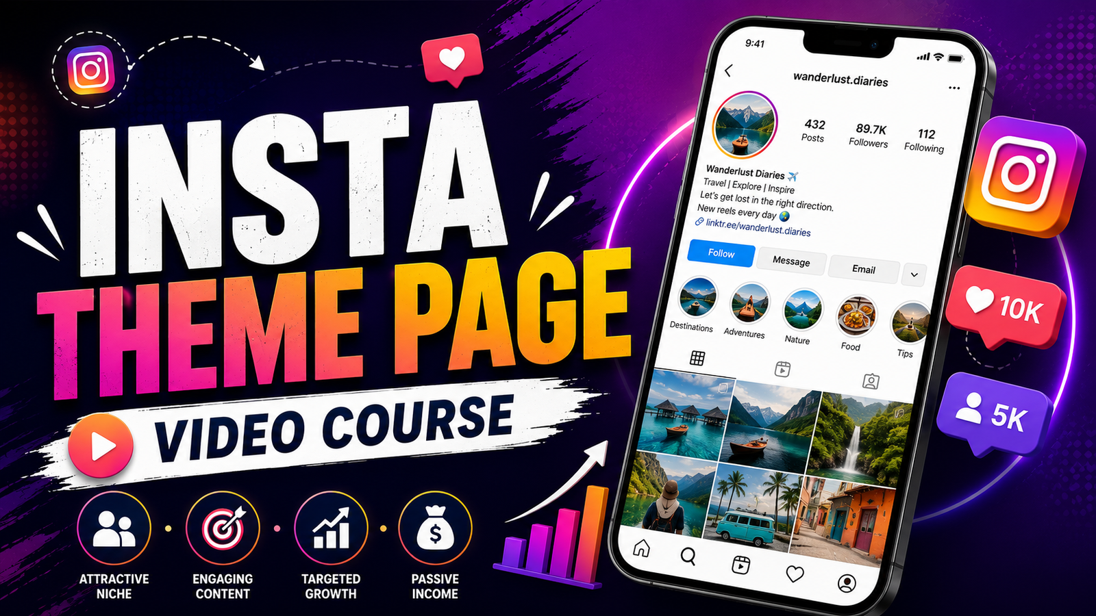 Insta Theme Page